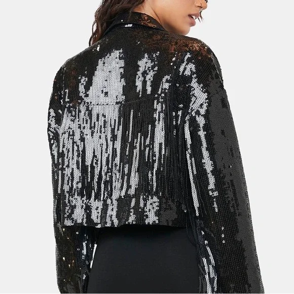 Black Sequins Jacket - Picture 4 of 4